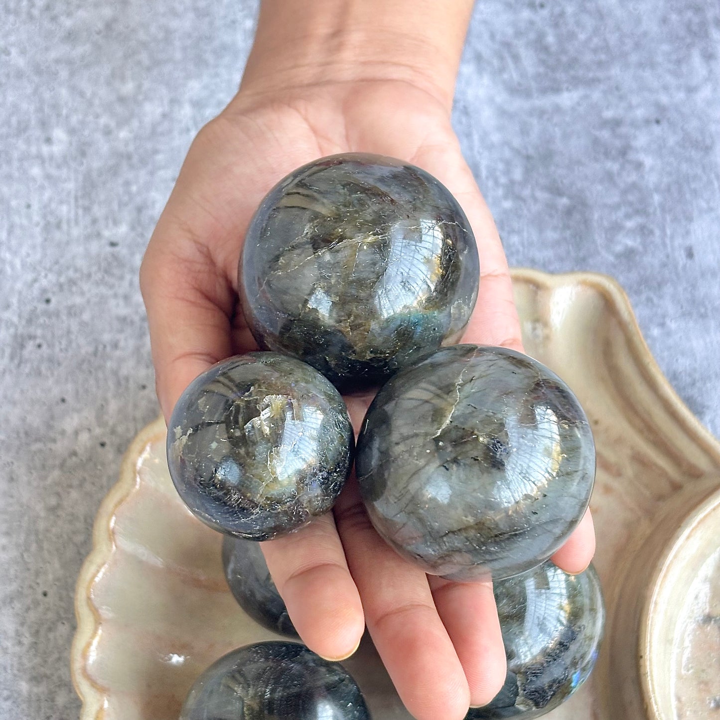 Labradorite Sphere | Promotes Spiritual Growth