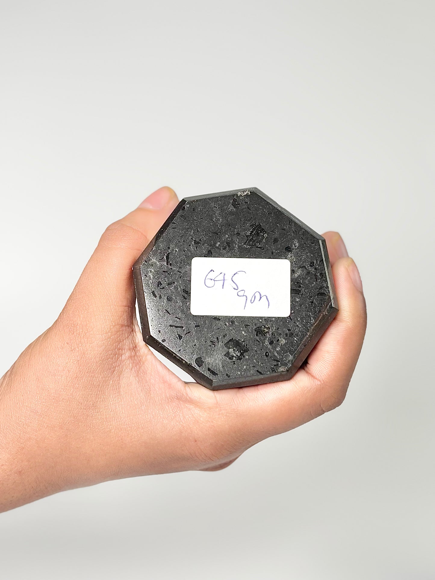 Eight Facet Black Tourmaline Tower – 645g - Bold Presence & Timeless Design