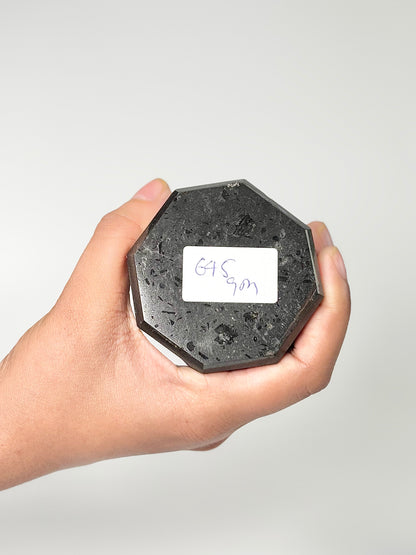 Eight Facet Black Tourmaline Tower – 645g - Bold Presence & Timeless Design