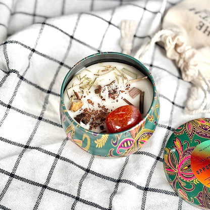 Motivation Tin Container Soy Intention Candle - 100 g