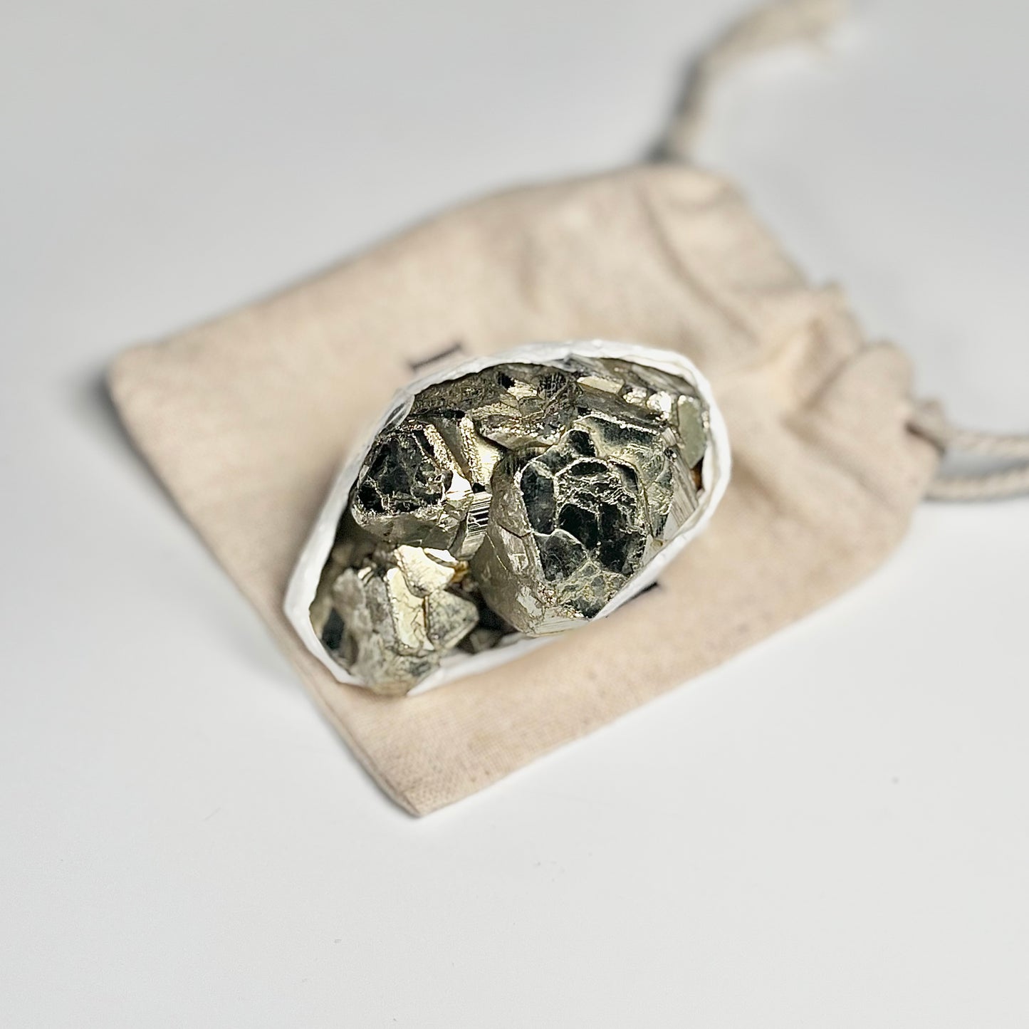 Peruvian Pyrite Cluster – 193g -Golden Brilliance & Striking Presence