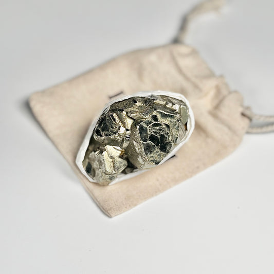 Peruvian Pyrite Cluster – 193g -Golden Brilliance & Striking Presence