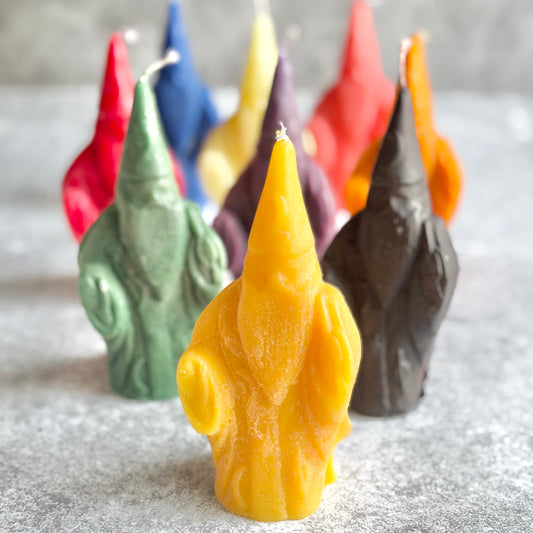 Merlin Beeswax Candle | Colour Option Available