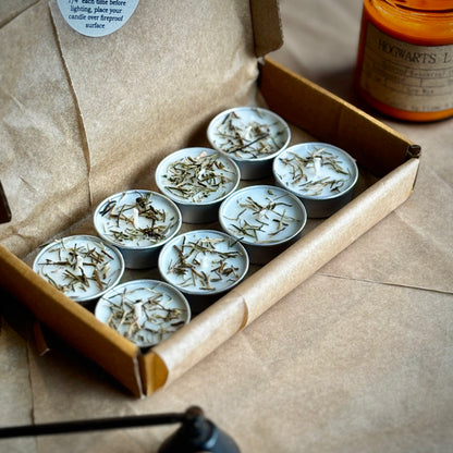 Rosemary Infused Soy Wax Tealight Candles – Unscented