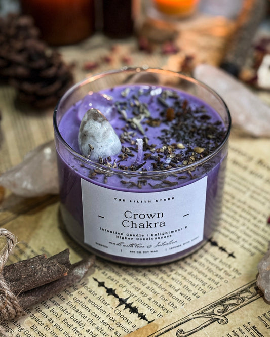 Crown Chakra Intention Candle