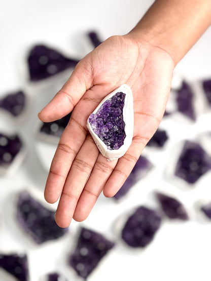 Natural Brazilian Amethyst Cluster