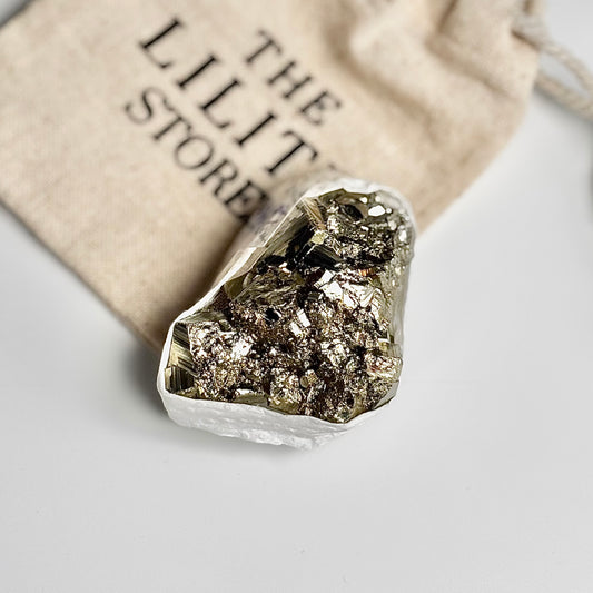 Peruvian Pyrite Cluster – 81g -Golden Brilliance & Striking Presence