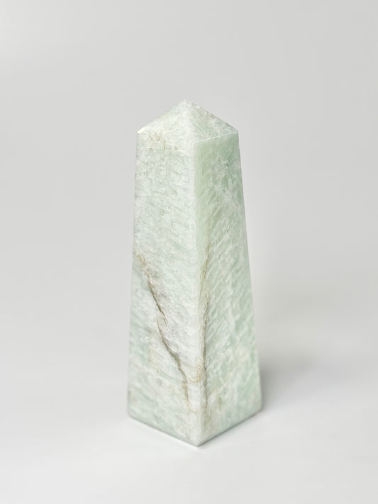 Four Facet Amazonite Tower – 250g - Soothing Colour & Grounded Form