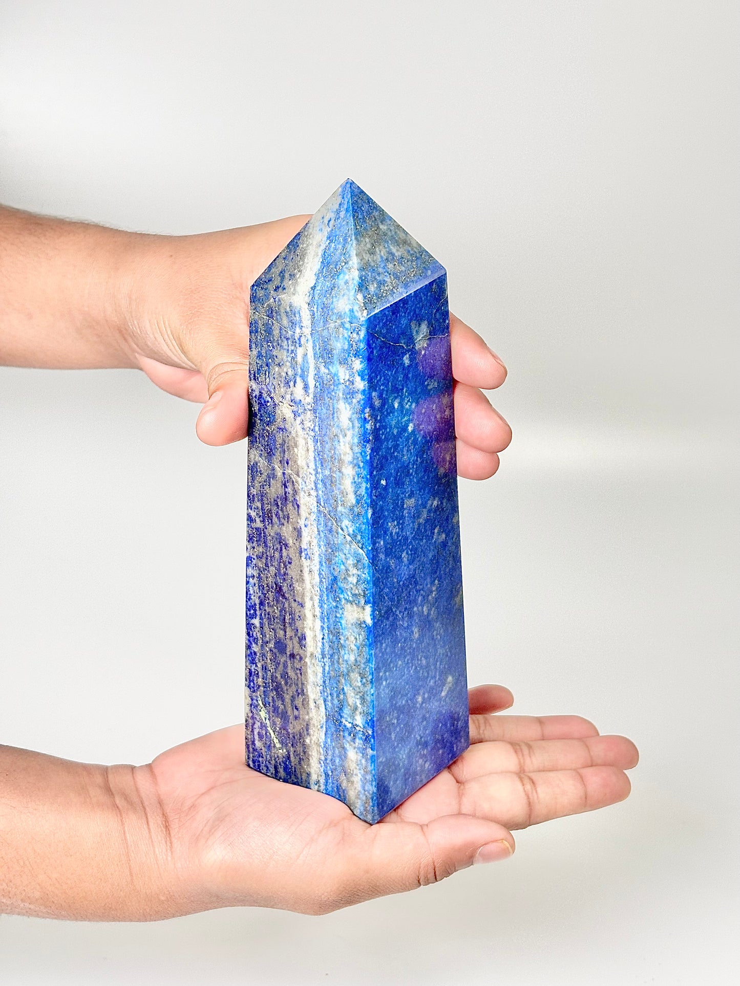 Four Facet Lapis Lazuli Tower – 1kg - Truth, Wisdom & Inner Power