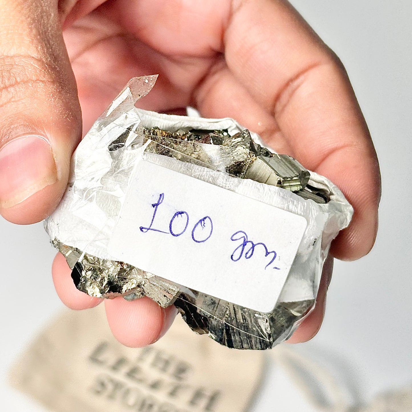 Peruvian Pyrite Cluster – 100g -Golden Brilliance & Striking Presence