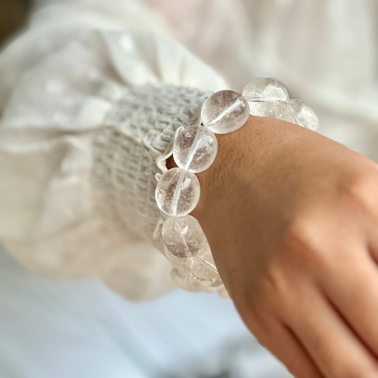 Clear Quartz Tumble Bracelet | Master Healer & amplify the energies