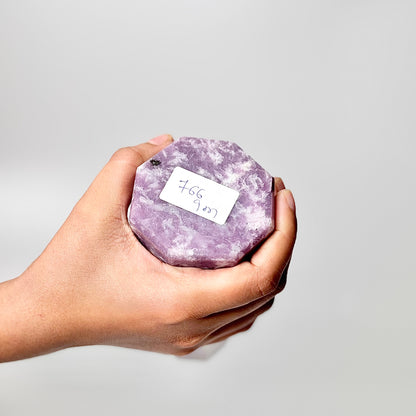Eight Facet Lepidolite Tower – 766g - Gentle Presence & Refined Balance