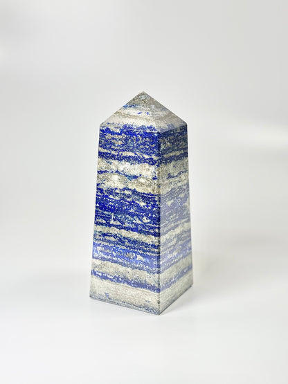 Four Facet Lapis Lazuli Tower – 1.6kg - Truth, Wisdom & Inner Power