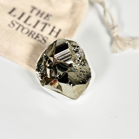 Peruvian Pyrite Cluster – 144g -Golden Brilliance & Striking Presence