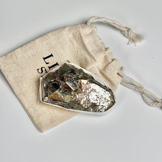 Peruvian Pyrite Cluster – 154g -Golden Brilliance & Striking Presence