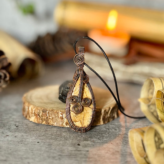 Picture Jasper Pendant – Grounding & Earth Connection