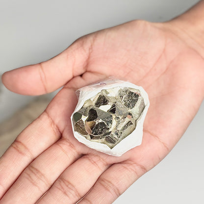 Peruvian Pyrite Cluster – 61g - Golden Brilliance & Striking Presence