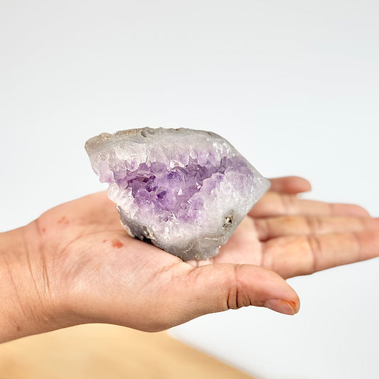 Amethyst Cluster - 196 Gm | Helps activating Third Eye & Psychic abilities