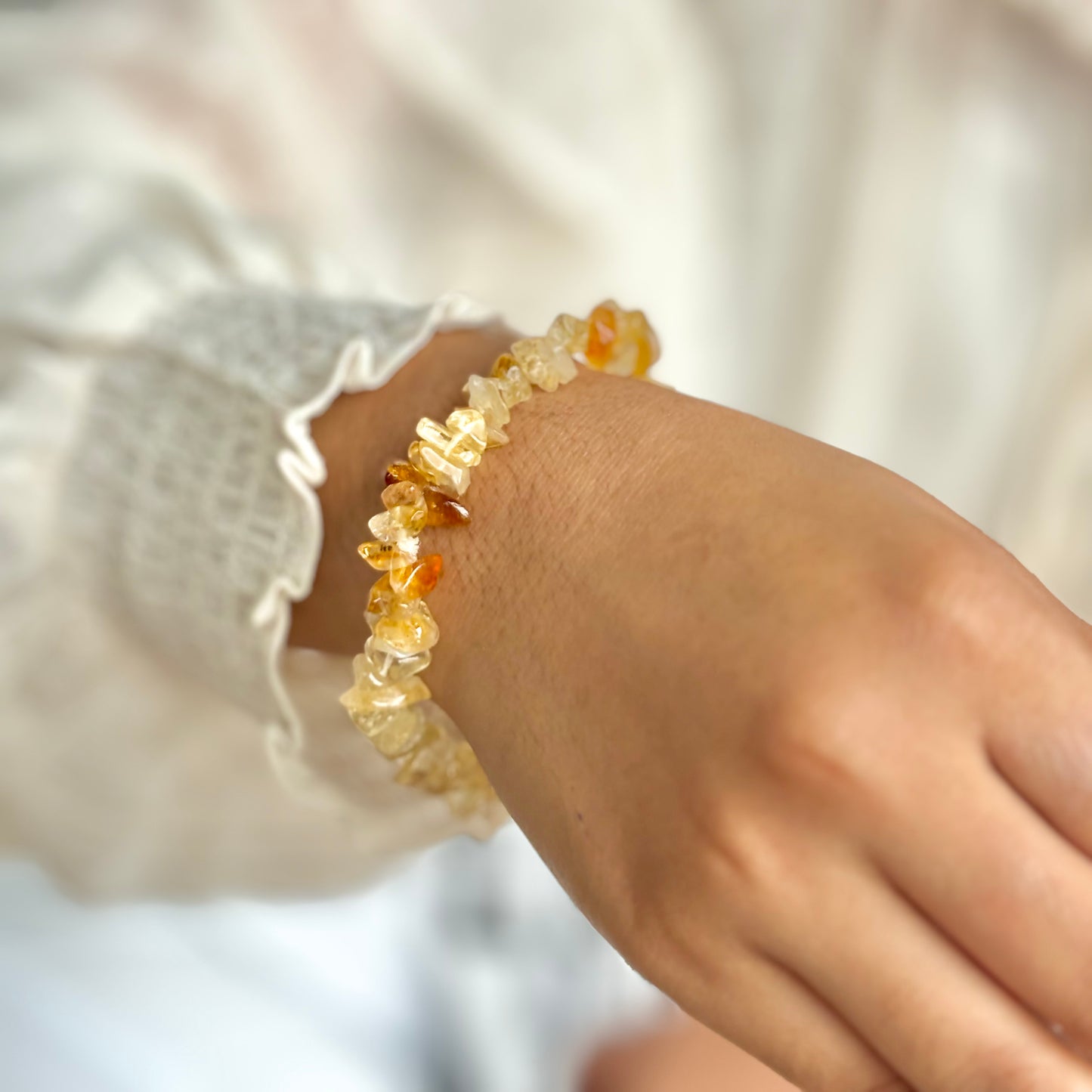 Citrine Chips Bracelet