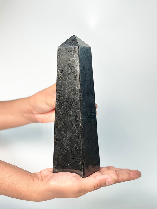 Four Facet Black Tourmaline Tower – 1.1 Kg - Strength, Stability & Refined Style