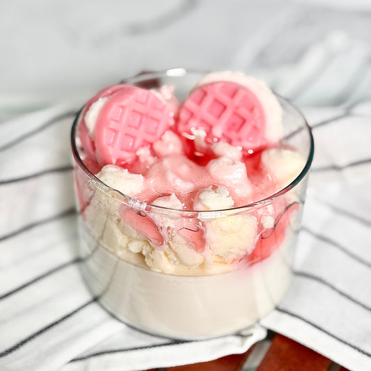 Cotton Candy Decorative Dessert Soy Scented Candle