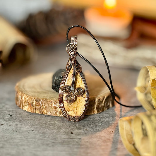 Picture Jasper Pendant – Grounding & Earth Connection