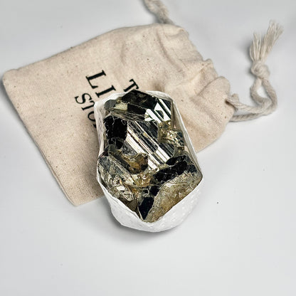 Peruvian Pyrite Cluster – 224g -Golden Brilliance & Striking Presence