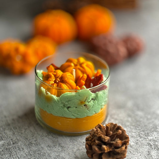 Pumpkin Patch Soy Wax Candle | Dessert Candle