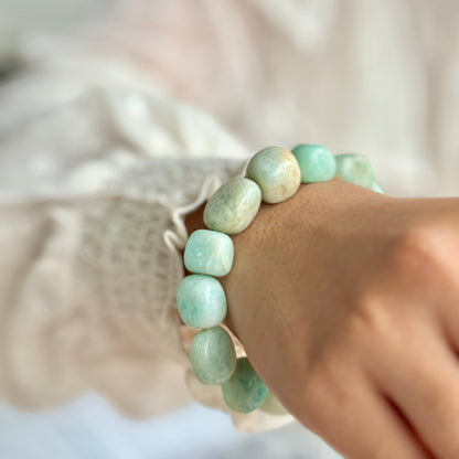 Amazonite tumble Bracelet