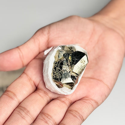 Peruvian Pyrite Cluster – 70g -Golden Brilliance & Striking Presence