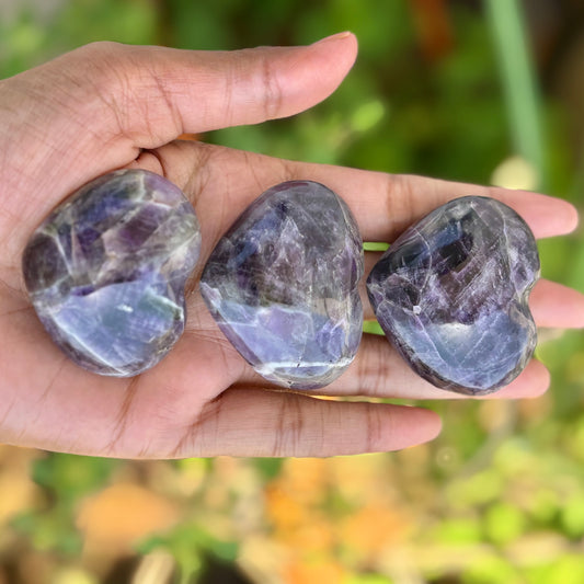 Amethyst Heart - Small Size