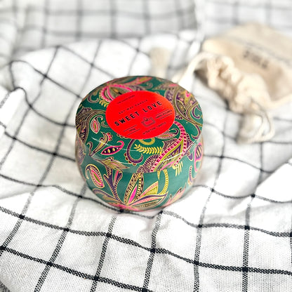 Sweet Love Tin Container Soy Intention Candle - 100 g