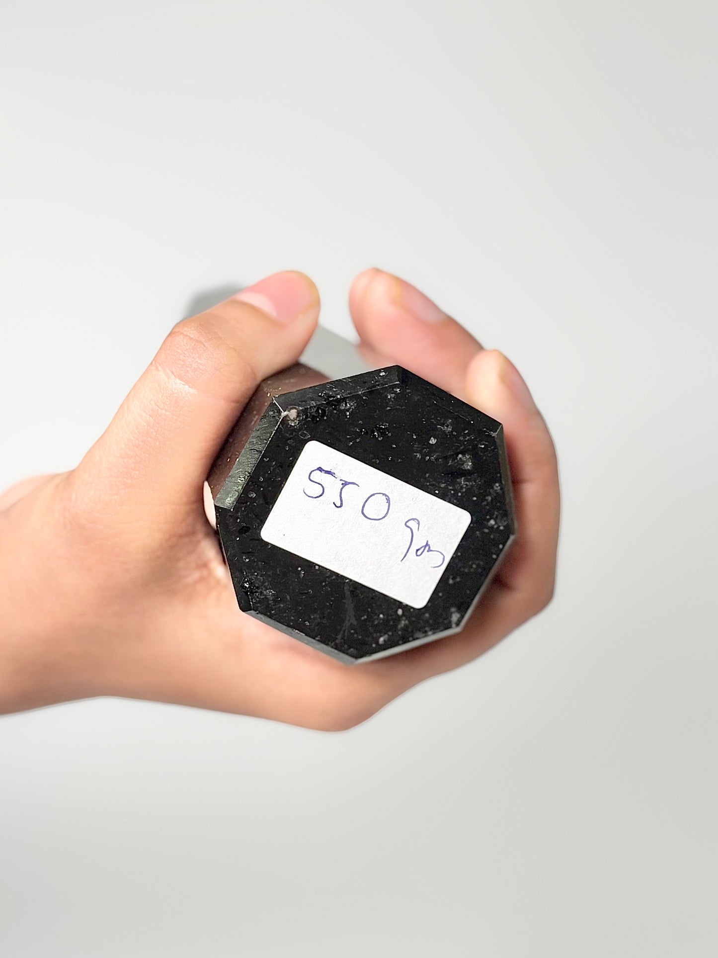 Eight Facet Black Tourmaline Tower – 1.3 kg - Bold Presence & Timeless Design