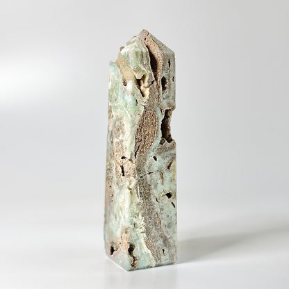 Blue Aragonite Four-Facet Tower 780 Gm – Calming Energy & Emotional Healing