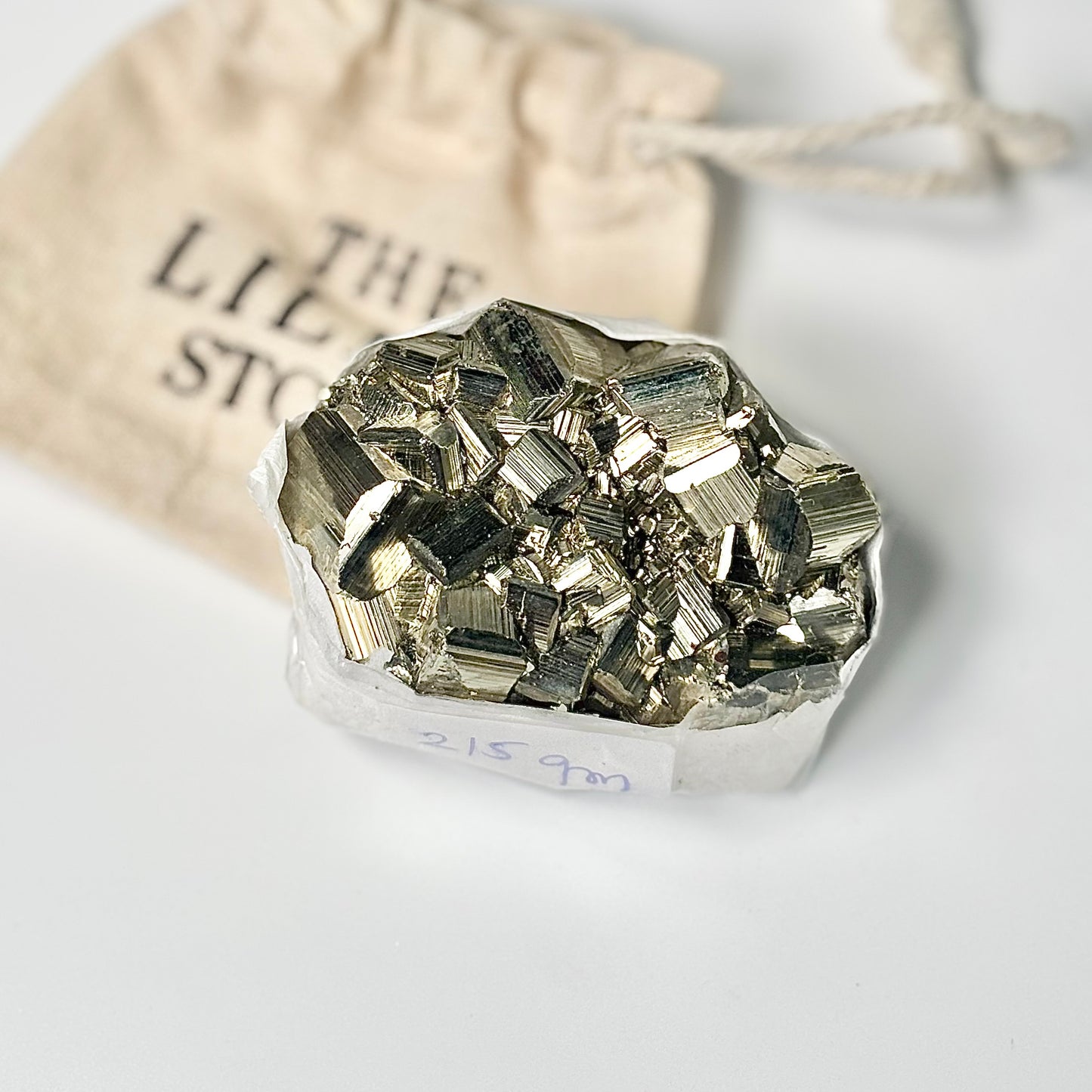 Peruvian Pyrite Cluster – 215g -Golden Brilliance & Striking Presence