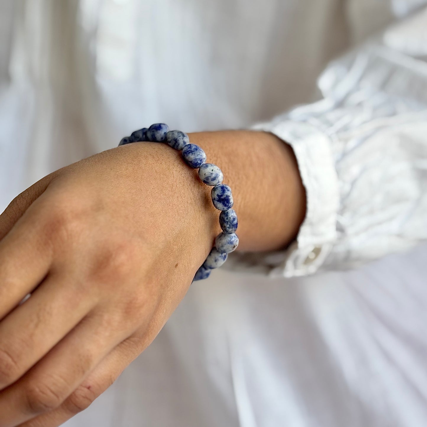 Sodalite Mini Tumble Bracelet | Stone for Emotional Balance