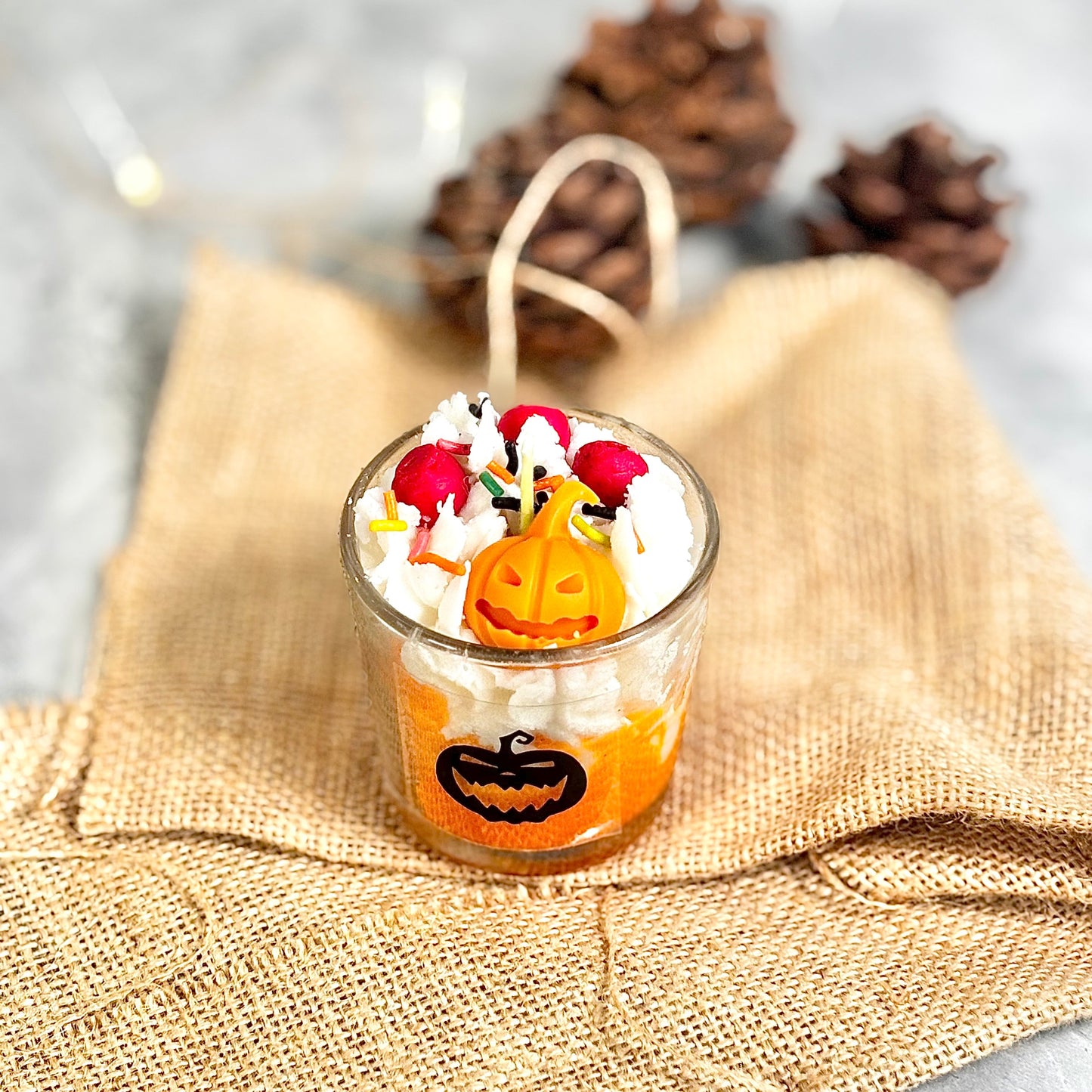 Pumpkin Patch Shot Glass Soy Scented Candle – Pumpkin Spice (65 g)
