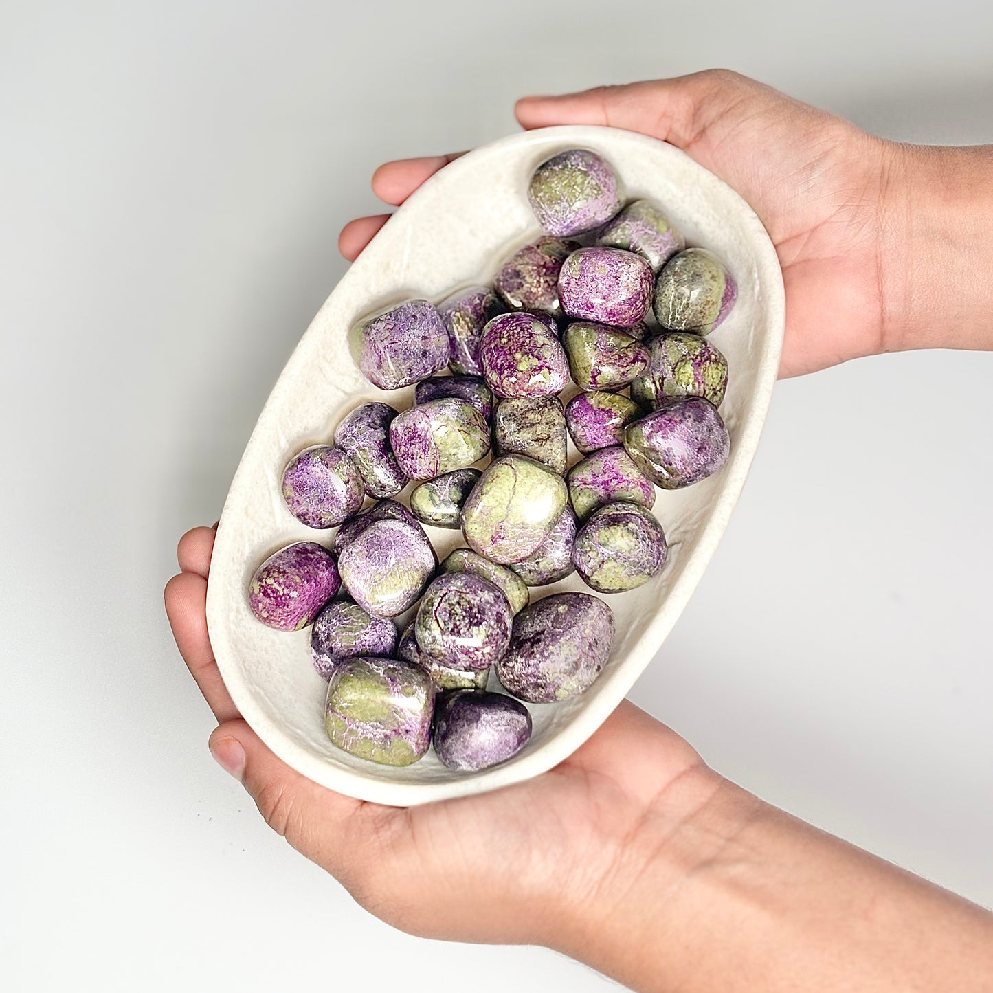 Stichtite Tumble Stone – Heart Healing & Spiritual Awakening Release the Past • Embrace Inner Peace • Awaken Intuition