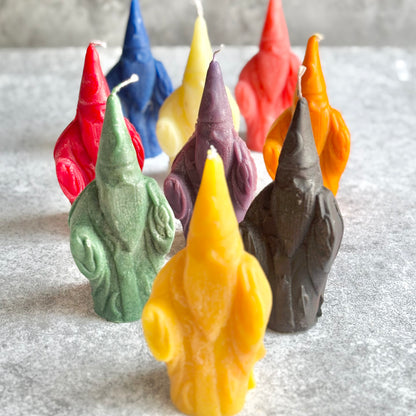 Merlin Beeswax Candle | Colour Option Available