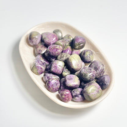 Stichtite Tumble Stone – Heart Healing & Spiritual Awakening Release the Past • Embrace Inner Peace • Awaken Intuition