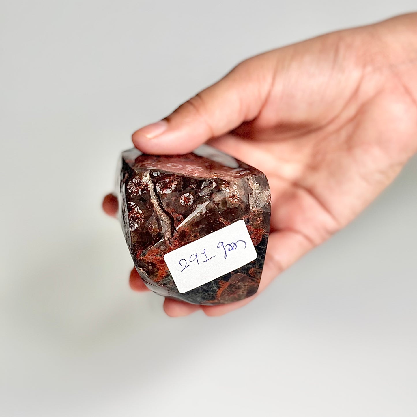 Peanut Obsidian Freeform 291g – Natural Fusion of Fire & Earth