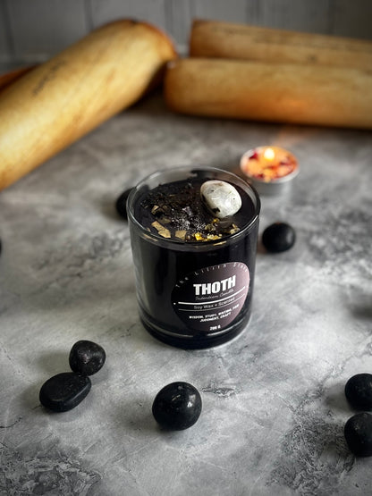 Thoth Altar Candle – 200 g Soy Wax Jar Candle for Ritual & Devotion
