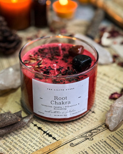 Root Chakra Intention Candle