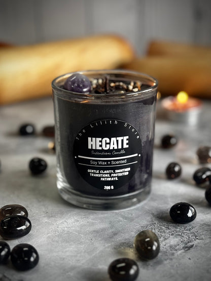 Hecate Altar Candle – 200 g Soy Wax Jar Candle for Ritual & Devotion