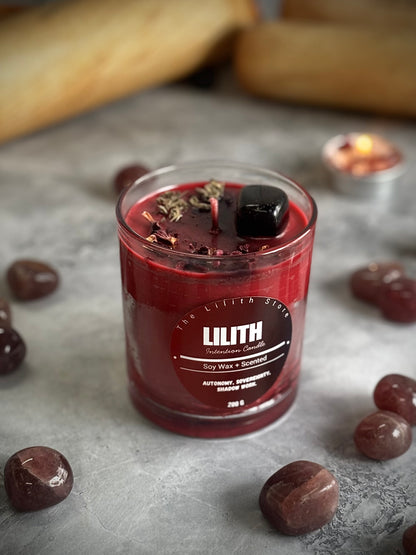 Lilith Altar Candle – 200 g Soy Wax Jar Candle for Ritual & Devotion