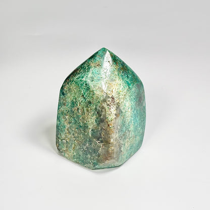 Green Chrysocolla Freeform 325g - Calm Emotions • Empower Communication • Connect with Divine Feminine