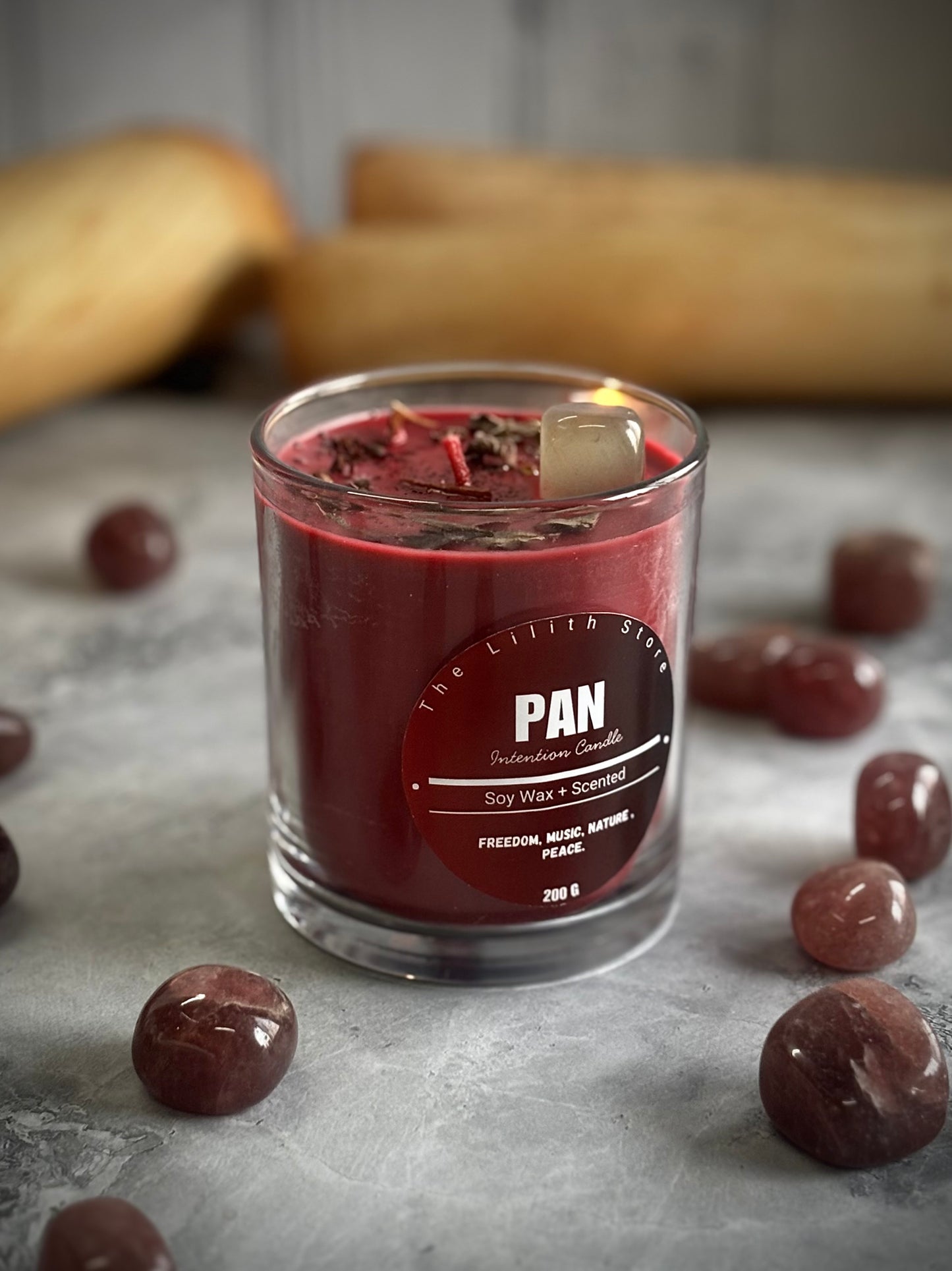 Pan Altar Candle – 200 g Soy Wax Jar Candle for Ritual & Devotion