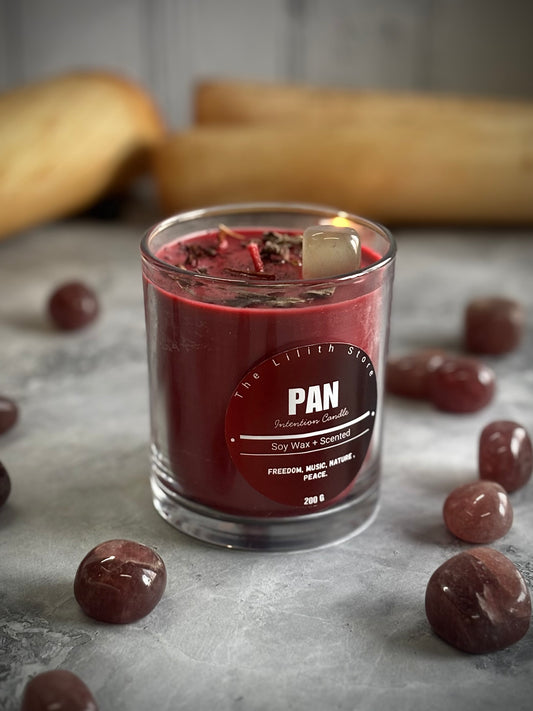 Pan Altar Candle – 200 g Soy Wax Jar Candle for Ritual & Devotion