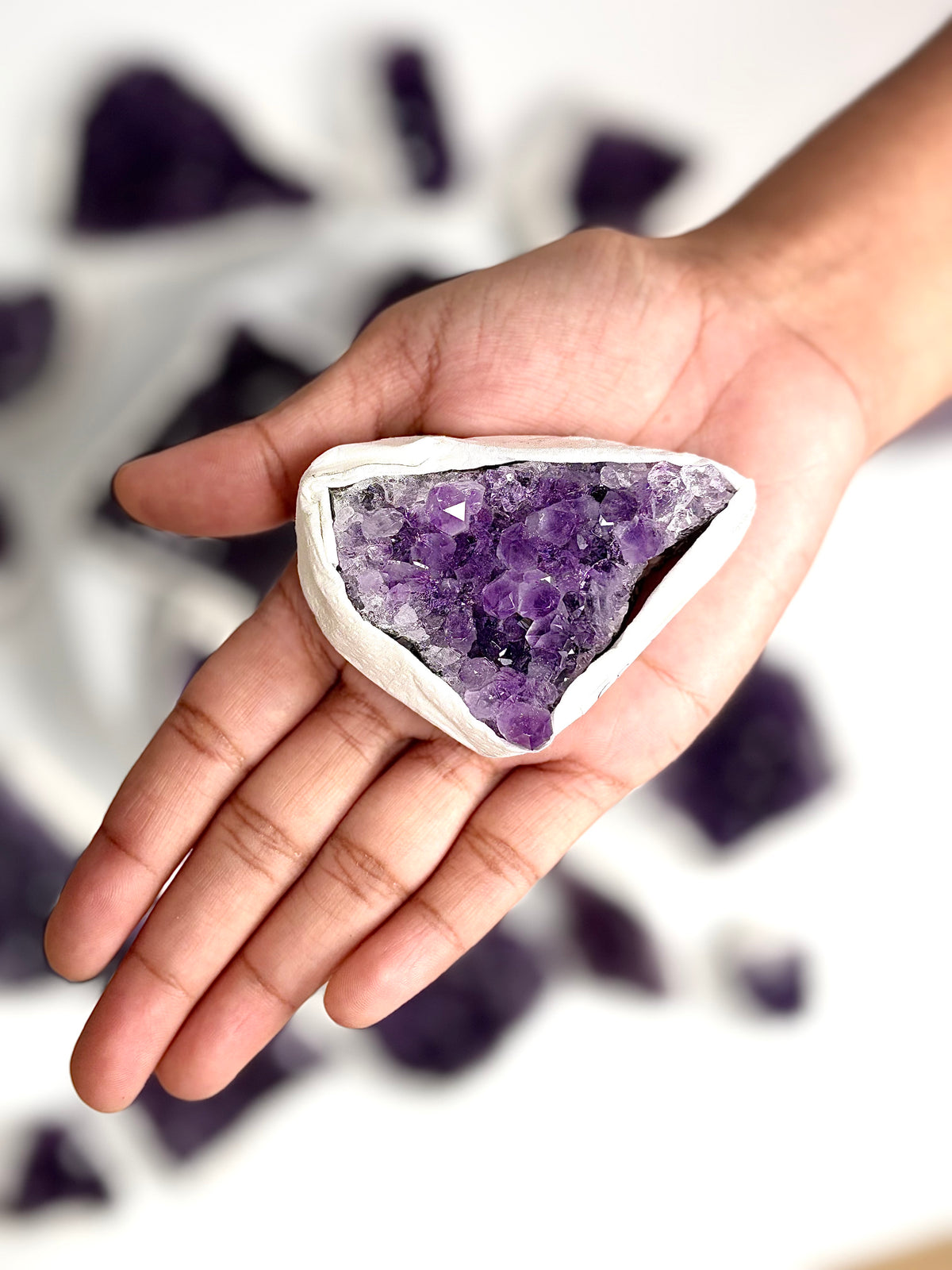 Natural Brazilian Amethyst Cluster