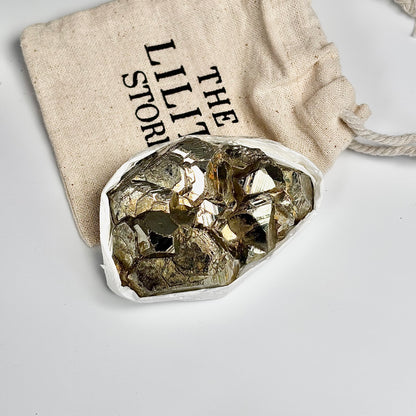 Peruvian Pyrite Cluster – 170g -Golden Brilliance & Striking Presence